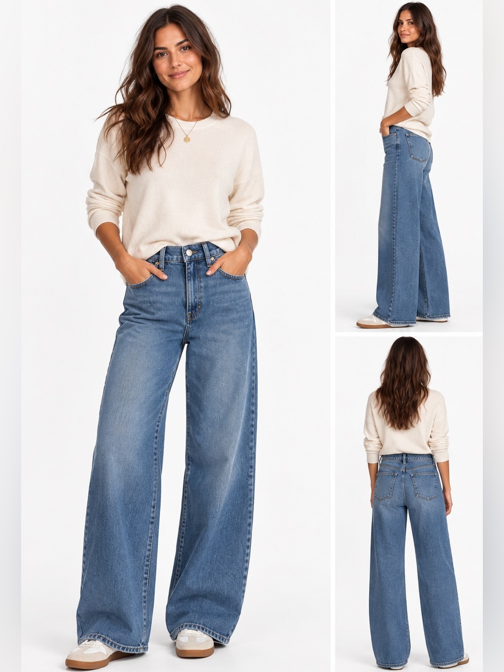 FRAME Le Slim Palazzo High Rise Wide Leg Jeans Size 25